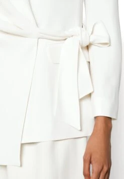 Boss Regular-Fit Long-Length Blazer With Belted Waist - Blazer - Open White -Sneaker f779fe140f24403d9247f0d33b84bda0