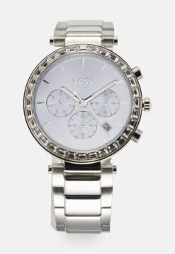 Boss Multi 3 Bar Case Dial - Chronograaf - Silver-Coloured